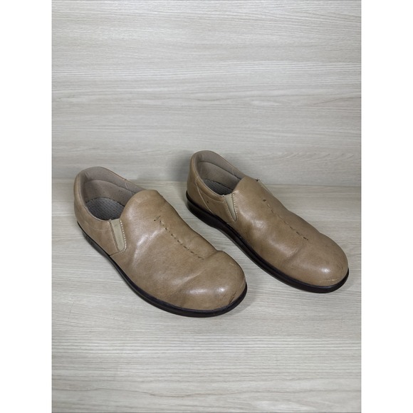 SAS Shoes - SAS Viva Shoes Womens Size 9S Tan Leather Slip On Tripad Comfort Made USA